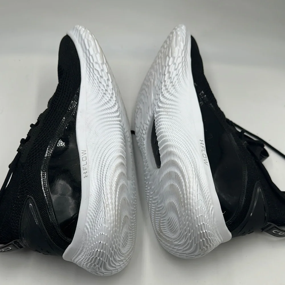 Under Armour Mens UA Team Curry 8 NM Flow Basketball Shoes Black Size 14m 15.5w